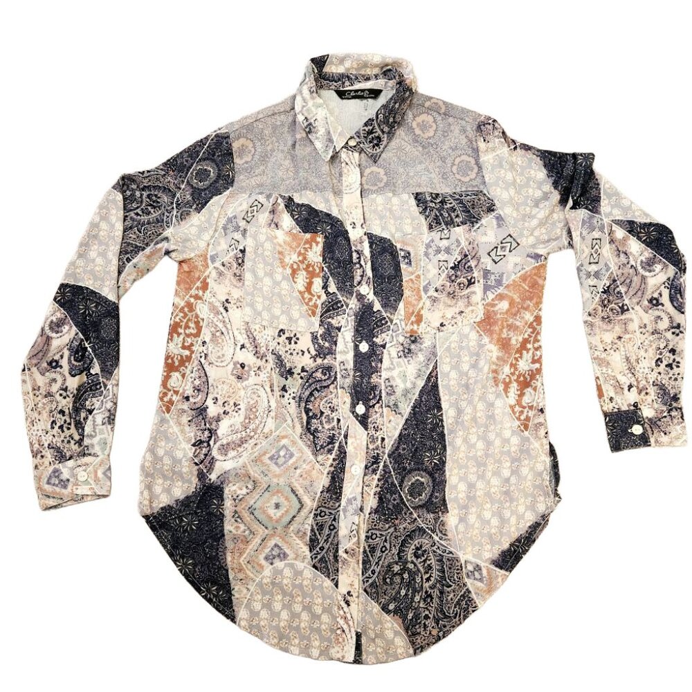 Charlie B Blouse - Geometrics